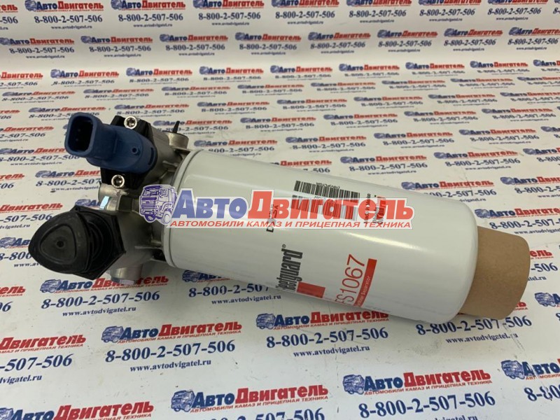 Фильтр топливный грубой очистки в сборе с 2-мя проводами FH22261MX, FH21132 КАМАЗ Евро4 Cummins ISBE