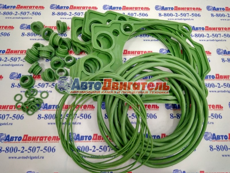Р/к головки блока 5 наим. на 1ц. силикон ЗЕЛЕН НЕ МЕТАЛЛ 740-1003000-25 КамАЗ СТРОЙМАШ